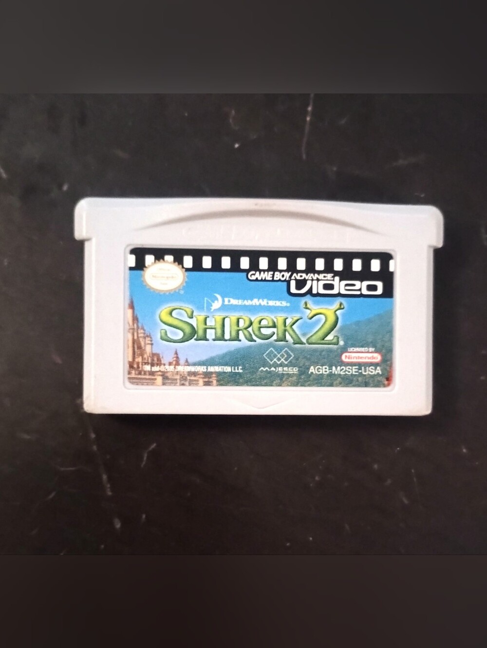 Nintendo Gameboy Advance Video Shrek 2 Cartridge